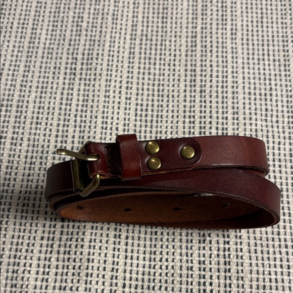 Scotch & Soda Accessories - Scotch & Soda Deep Brown Leather Belt